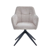 Lungo Dining Chair - Beige Chenille